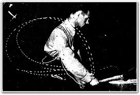 Bernstein's study of blacksmiths — many joint paths, one consistent outcome
