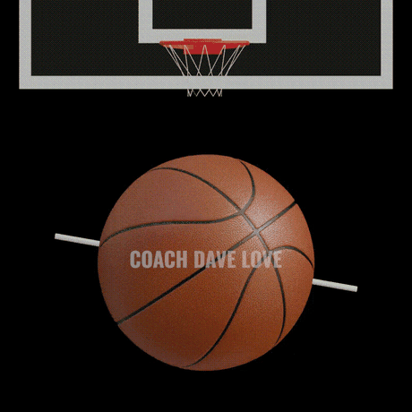 Ball with a 10 degree downward axis tilt, seams not aligned