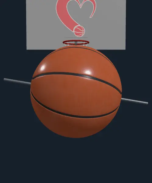 10 degree downward axis tilt with seams aligned.